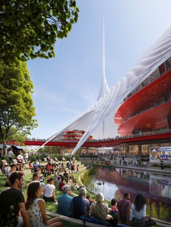 Plne fr Stadion von Foster + Partners
