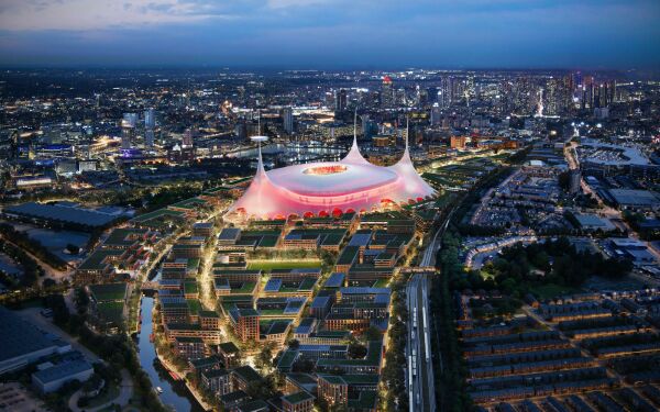 Plne fr Stadion von Foster + Partners