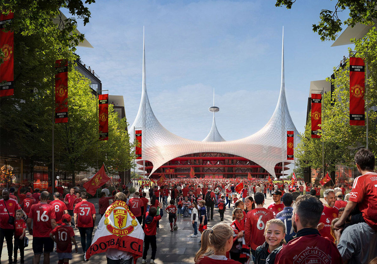 Ein Zelt für Manchester United - Pläne für Stadion von Forster + Partners