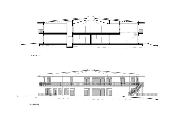 Schnitt und Ansicht