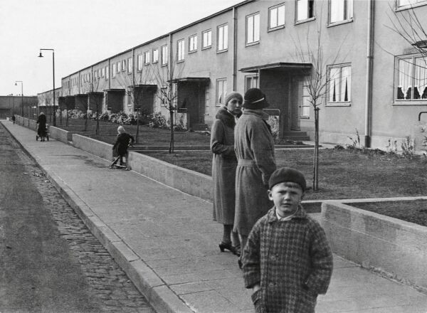 Ella Bergmann-Michel, o.T. (Massenwohnungsbau, Studien fr einen Film mit dem Arbeitstitel Frankfurter Siedlungen), Silbergelatineabzug, Frankfurt (1929-1932)