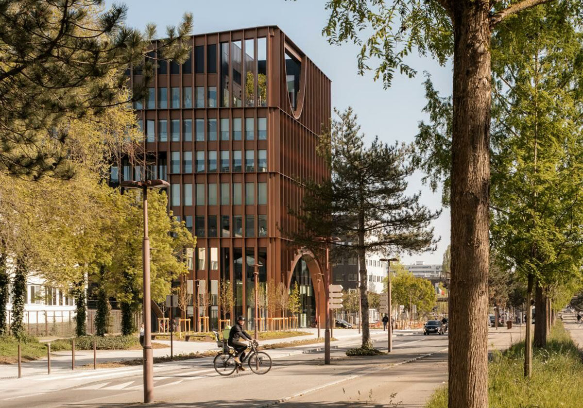 Für Bienen und Informationstechnik - Bürobau in Nantes von Baumschlager Eberle