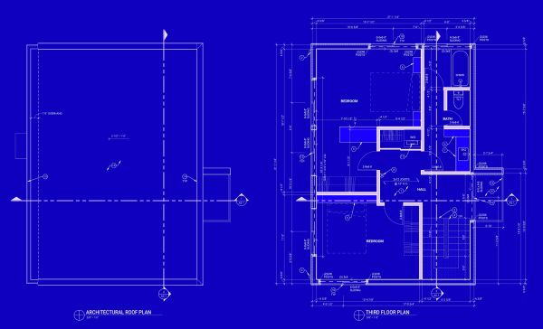 Grundriss 3. OG, Dach Wohntyp 4