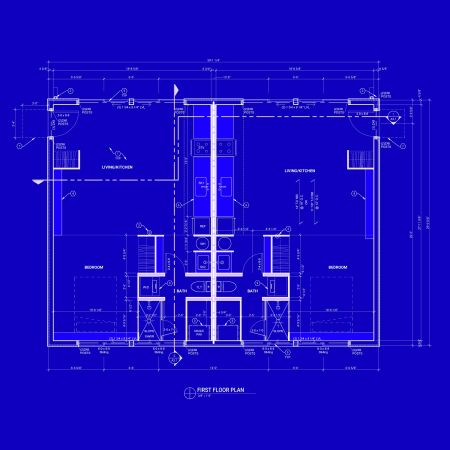 Grundriss 1. OG Wohntyp 1: Studio