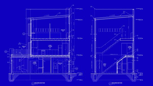 Schnitt Wohntyp 2: Turm