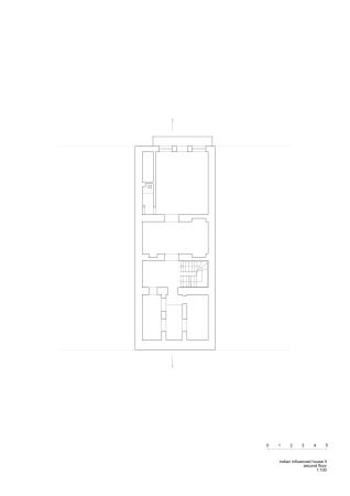 Erdgeschossgrundriss eines Wohngebudes mit indischenEinflssen