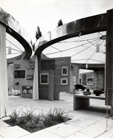 Lisbeth Sachs, temporre Kunsthalle auf der Schweizerischen Ausstellung fr Frauenarbeit (SAFFA) in Zrich 1958