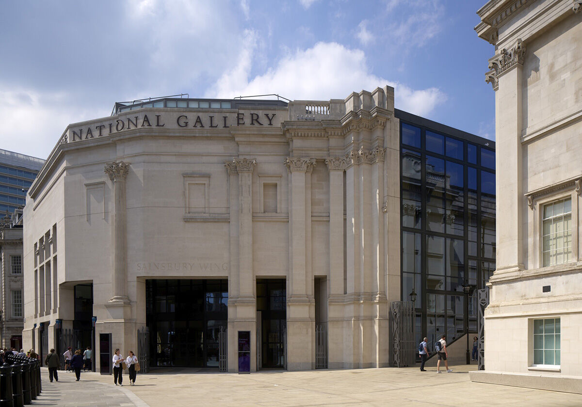 Neuer Eingang für die National Gallery London - Umbau des Sainsbury Wing von Selldorf Architects