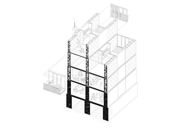 Sozialwohnungsbau von Harquitectes