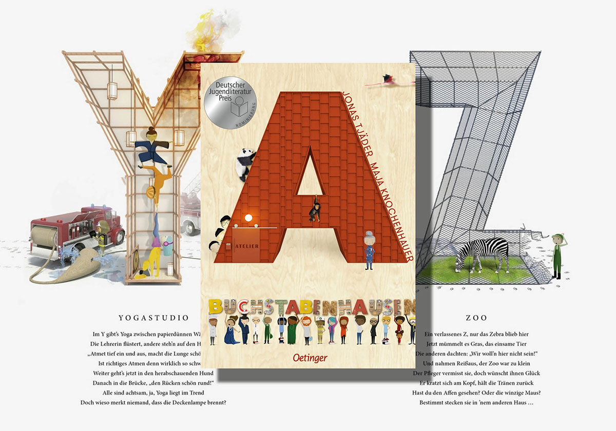 Buchtipp: Typografische Höhlen - Kinderbuch Buchstabenhausen