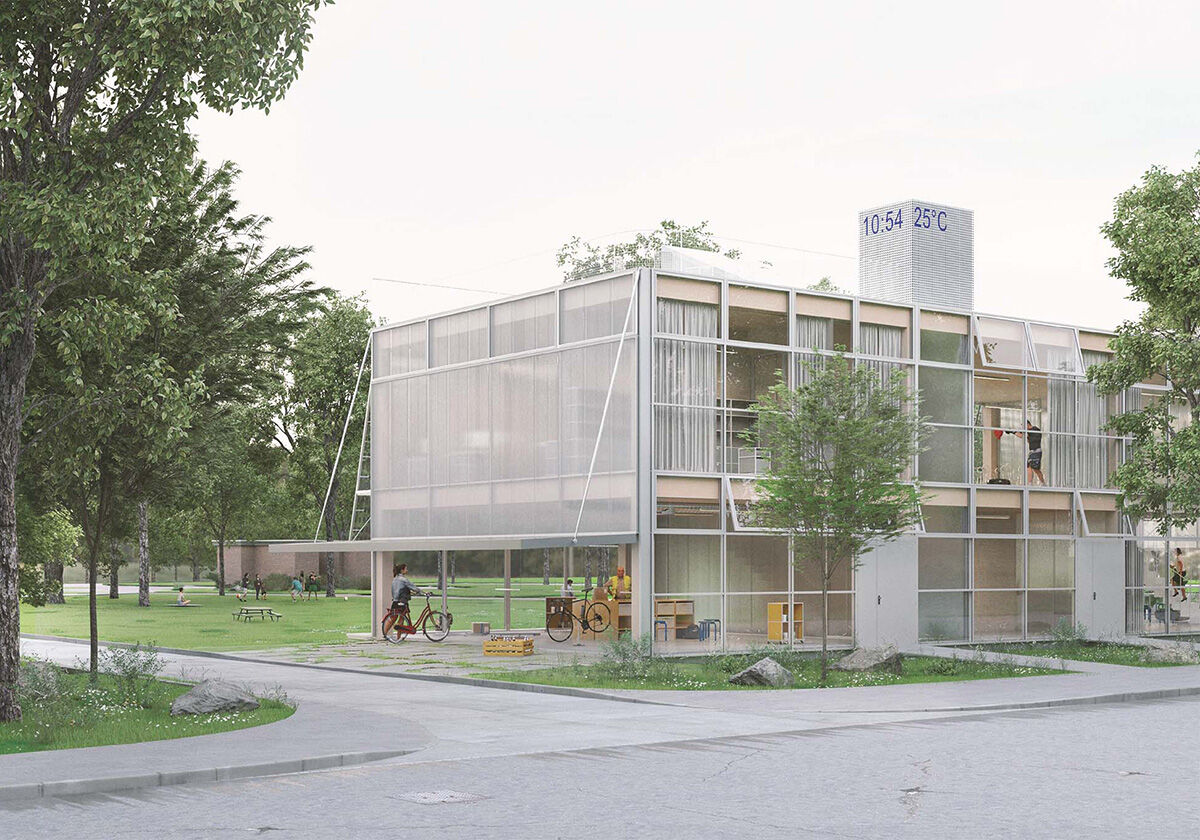 Luftiges Stadtteilzentrum im Park - Demo Working Group, FAKT und Knüvener gewinnen in Hamburg