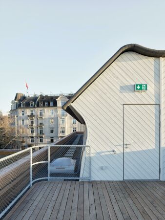 Temporre Erweiterung der Zrcher Oper von EM2N