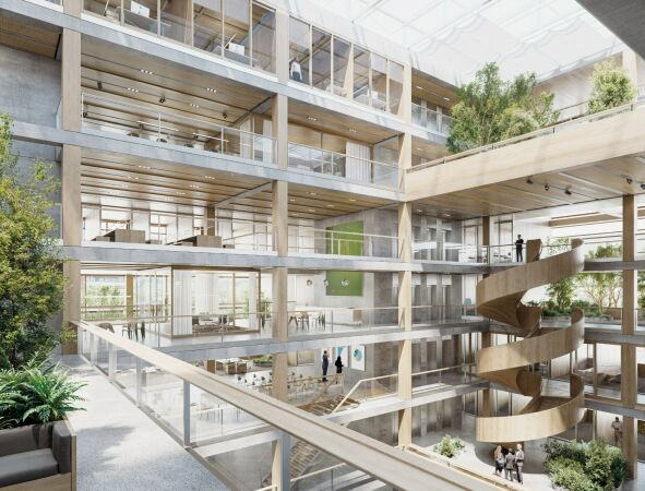 1. Preis: Robertneun und AFF Architekten mit Atelier Loidl Landschaftsarchitekten (alle Berlin)