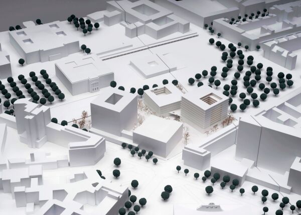 3. Preis: Grntuch Ernst Architekten (Berlin) mit Uniola Landschaftsarchitektur Stadtplanung (Mnchen), Modellfoto