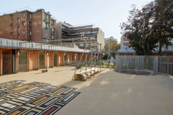Kindergarten von Guilllaume Ramillien Architecture in Paris