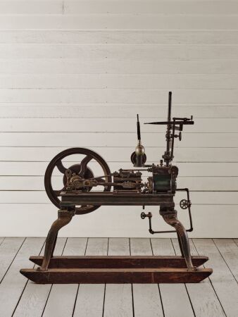 Dampfmaschine, Sabbathday Lake, Maine, ca. 1867-78