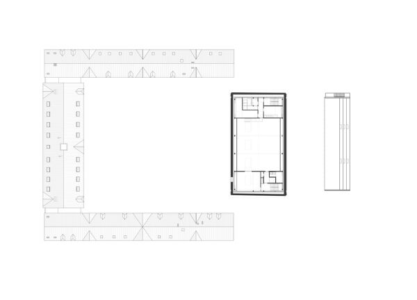 Grundriss 2. Obergeschoss (1. Bauabschnitt)