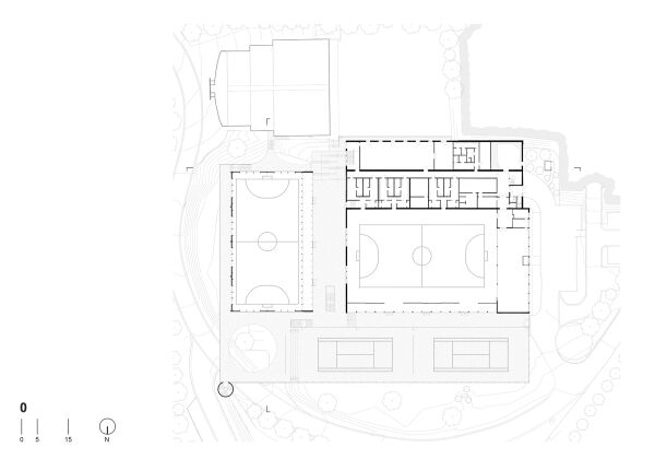 Grundriss Erdgeschoss (2. Bauabschnitt)