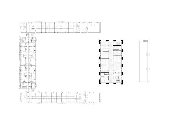 Grundriss 1. Obergeschoss (1. Bauabschnitt)