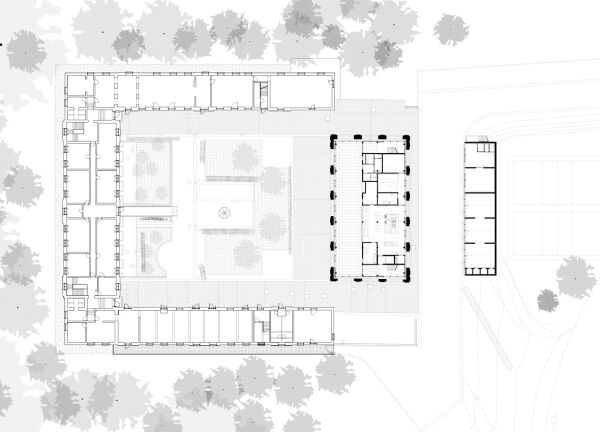 Grundriss Erdgeschoss (1. Bauabschnitt)