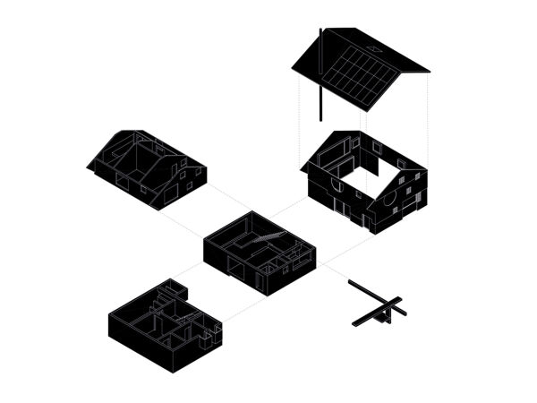 Axonometrie Tragwerk