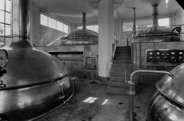 Sudhaus mit 4-Gerte-Sudwerk, um 1931