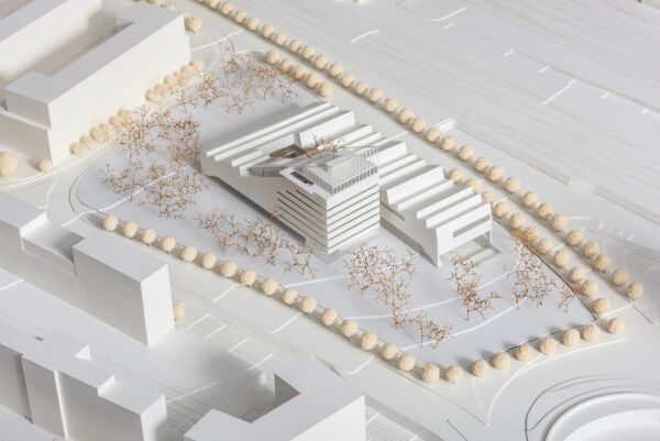 Zweite Phase: Riepl Kaufmann Bammer Architektur mit Rajek Barosch Landschaftsarchitektur (beide Wien), Modellfoto