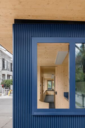 Wachcontainer in Leipzig von Bro Voigt