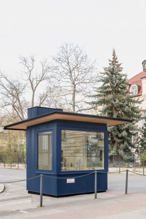 Wachcontainer in Leipzig von Bro Voigt