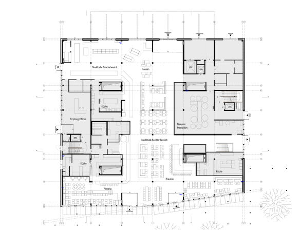 Grundriss Erdgeschoss (sog. Reislager)