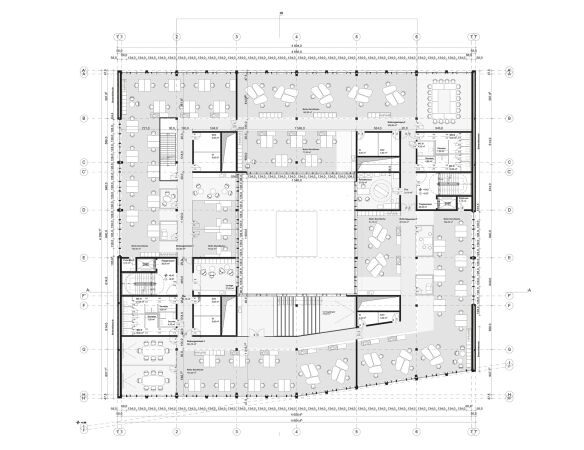 Grundriss 2. Obergeschoss (sog. Reislager)