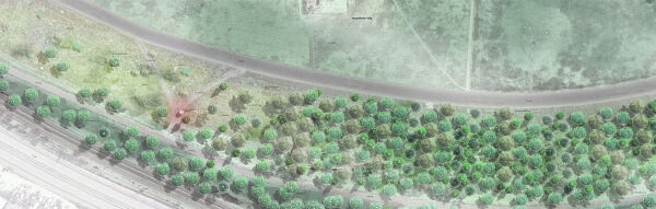 Build it Green! Der Park des 21. Jahrhunderts von bbz landschaftsarchitekten (Berlin), Lageplan Vertiefungsbereich