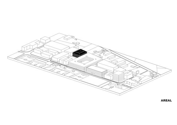 Axonometrie Swiss Innovation Park