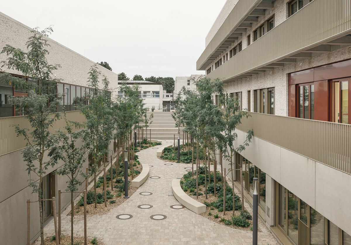 Fünf Lernhäuser für Neuperlach - Bildungscampus in München von Auer Weber