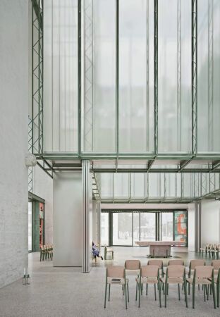 Ein 2. Preis: Boltshauser Architekten, Meck Architekten (berarbeitung), Visualisierung Raum der Stille