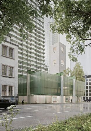 Ein 2. Preis: Boltshauser Architekten, Meck Architekten (Wettbewerbsbeitrag)