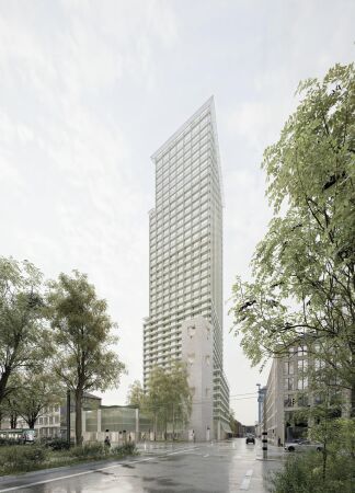 Ein 2. Preis: Boltshauser Architekten, Meck Architekten (Wettbewerbsbeitrag)