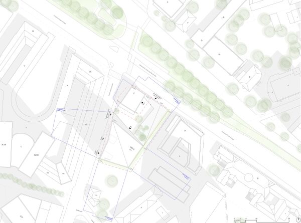 Siegerprojekt: Meixner Schlter Wendt (berarbeitung), Lageplan