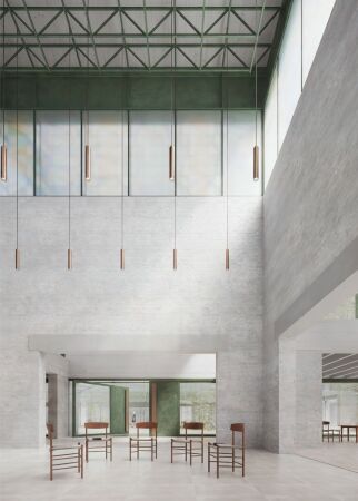 Ein 2. Preis: Boltshauser Architekten, Meck Architekten (Wettbewerbsbeitrag)