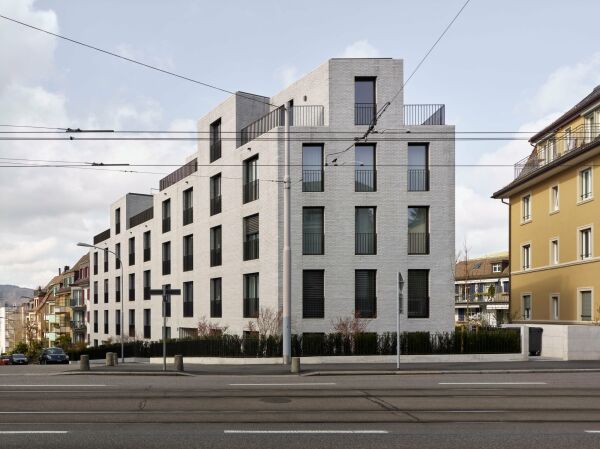 Mehrfamilienhaus mit Gewerbe in Zrich von Max Dudler