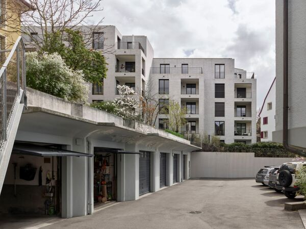 Mehrfamilienhaus mit Gewerbe in Zrich von Max Dudler