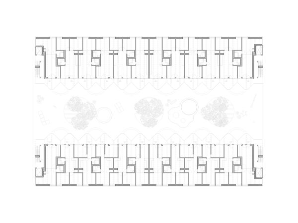Grundriss 4. und 6. Obergeschoss