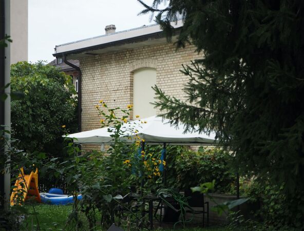 Fotos vom Wohnhaus hinter dem Museum, das fr den Erweiterungsbau abgerissen wurde, 2020