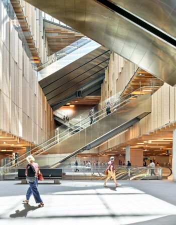 Bahnhof bei Paris von Kengo Kuma & Associates