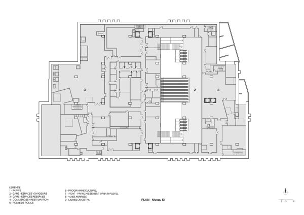 Grundriss 1. Untergeschoss