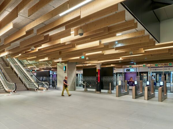 Bahnhof bei Paris von Kengo Kuma & Associates