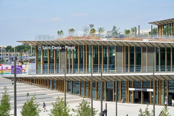 Bahnhof bei Paris von Kengo Kuma & Associates