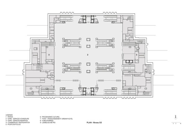 Grundriss 3. Untergeschoss