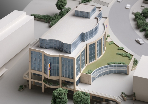 Architekturmodell, C&A Stuttgart, um 1991