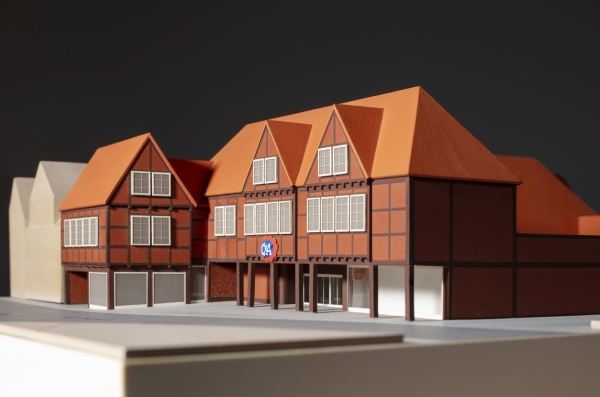 Architekturmodell, C&A Celle, um 1980